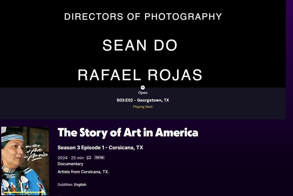 End Credits: "Director of Photography - Sean Do & Rafael Rojas"