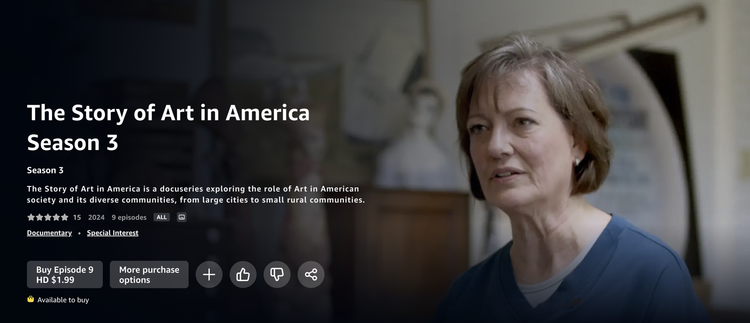 The Story of Art in America Season 3 - Amazon Prime