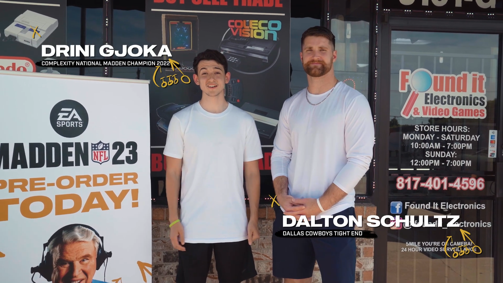 Madden23 Undercover with Dalton Schultz & Drini Gjoka